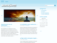 Tablet Screenshot of meditacaomenteplena.com.br